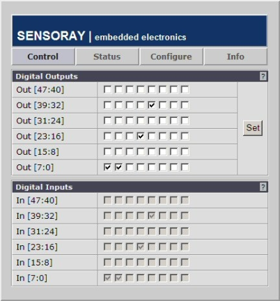 SENSORAY Model 2410 screenshot